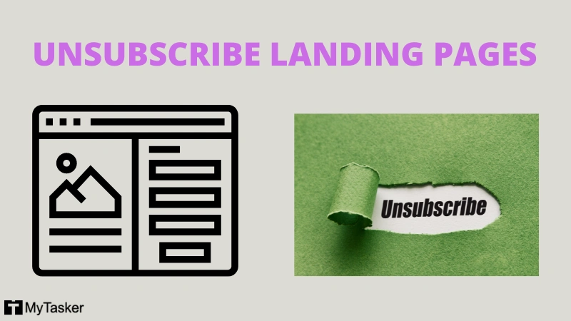 unsubscribe landing page options